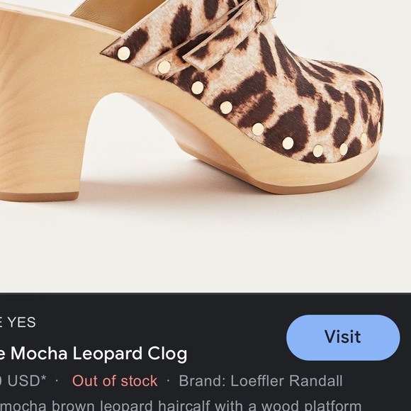 LAST CALL Loeffler Randall Maxine Platform Mocha Leopard Size 6 retails $395 - Picture 9 of 10
